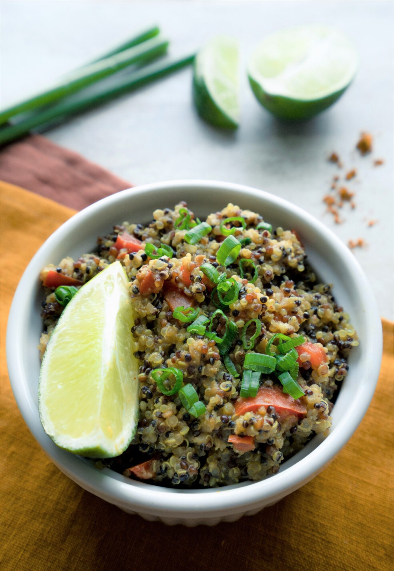 One Pot Curried Quinoa with Zesty Lime - La Dona FruitLa Dona Fruit