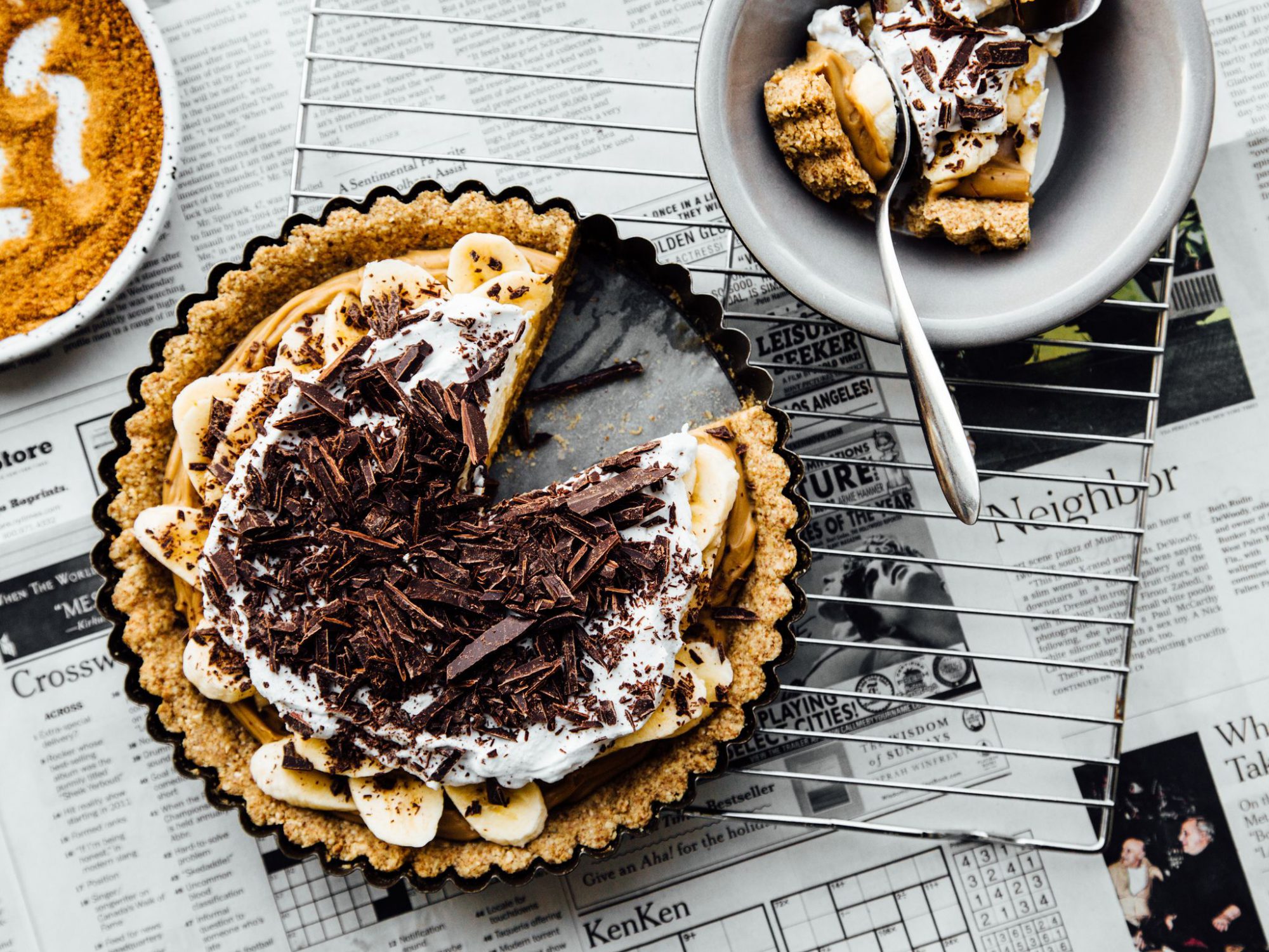 Chocolate coconut banoffee pie - La Dona FruitLa Dona Fruit